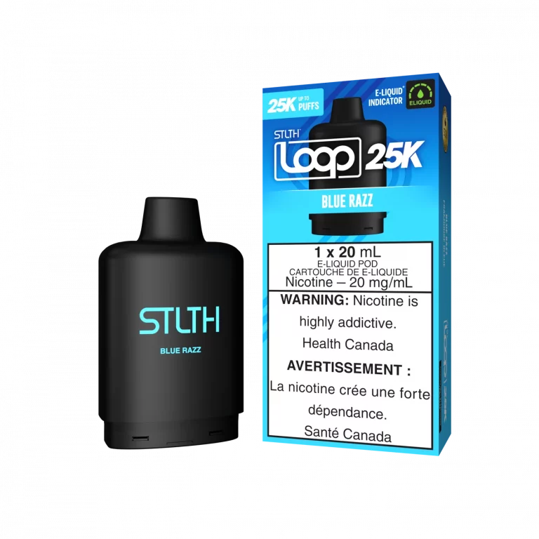 STLTHLOOP25K-POD_KITPACKAGE-BLUERAZZ